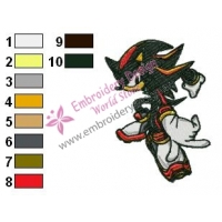 Shadow Sonic Embroidery Design 03